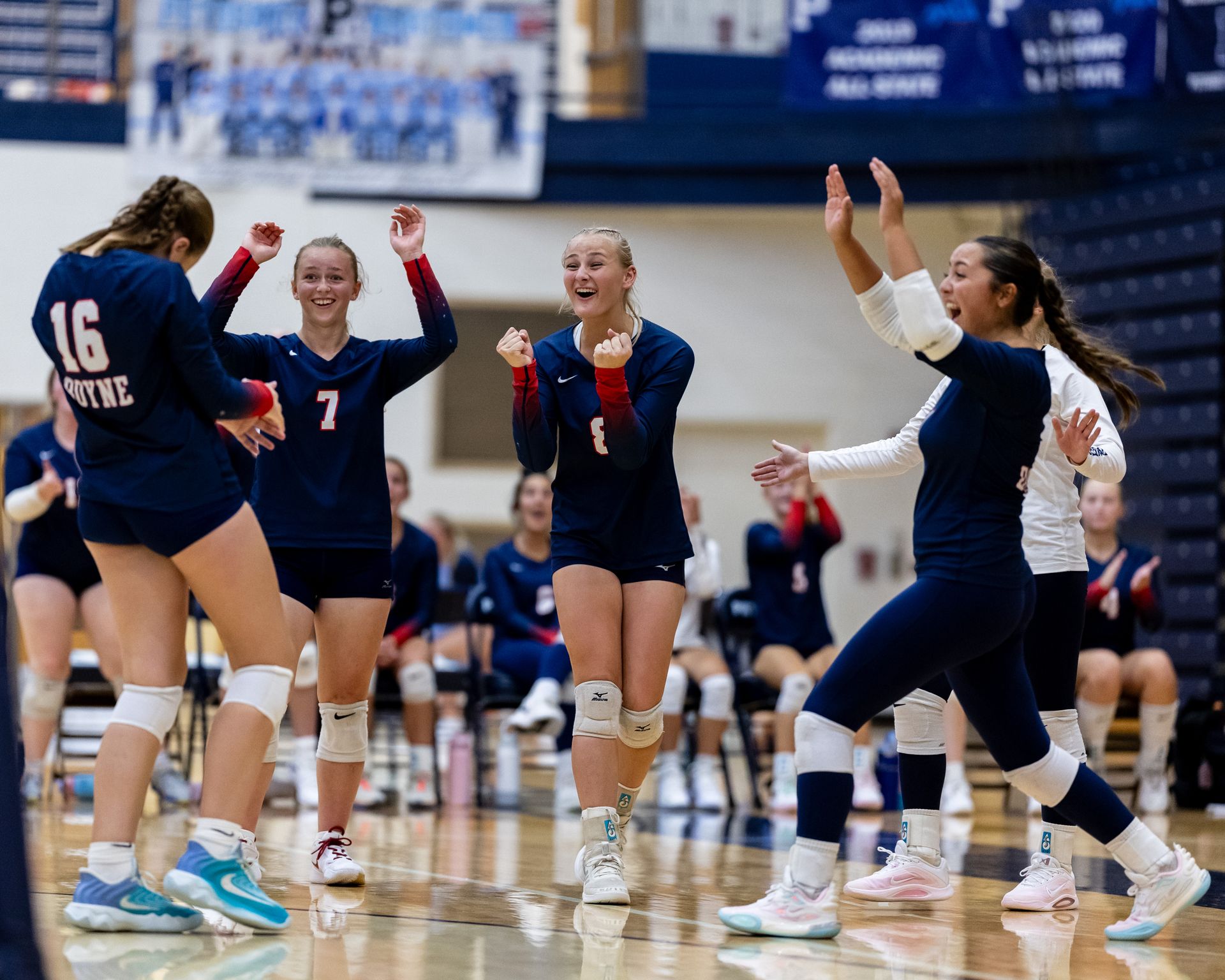 Boyne City High School Varsity Volleyball at Petoskey Invitational