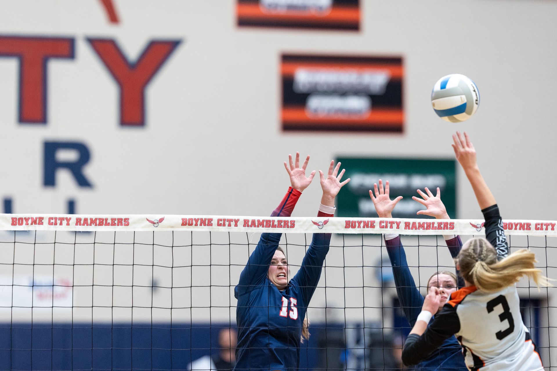2024-11-07 Boyne City High School Varsity Volleyball vs. Kingsley