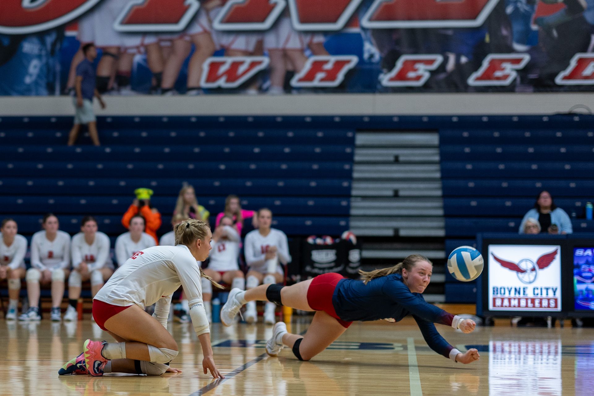 2024-09-17 Boyne City High School Volleyball vs Kingsley